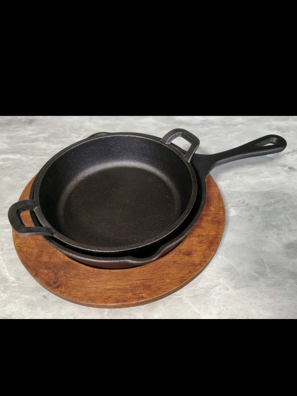 Valor Mini Cast Iron Skillet Set